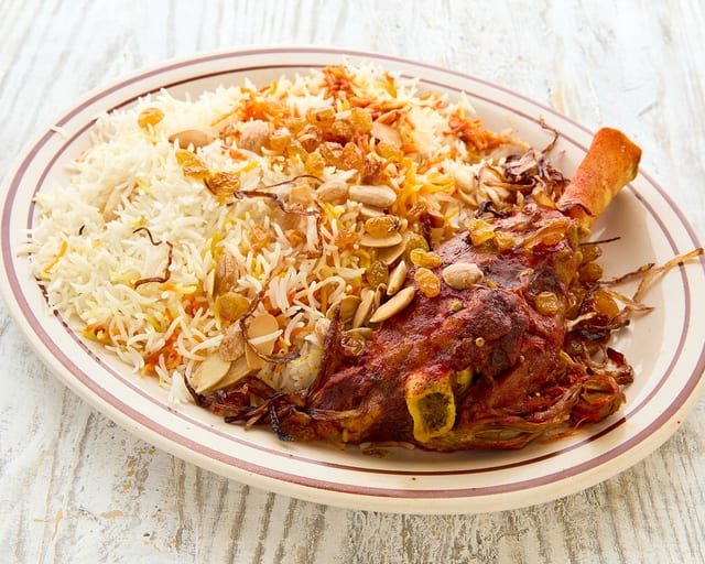 Almonds Lamb Shank.