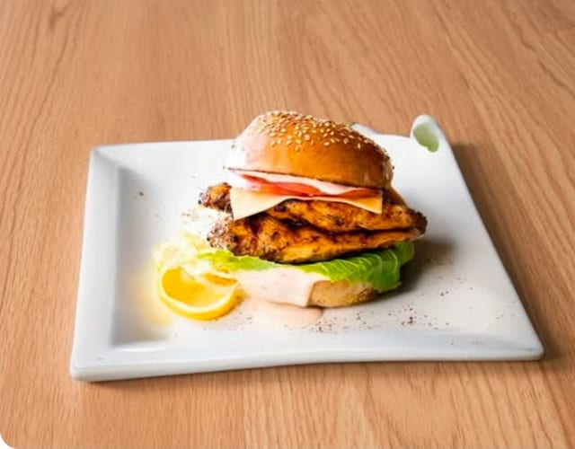 Grilled Chicken Burger.