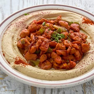 حمص بدجاح Hummus with Chicken