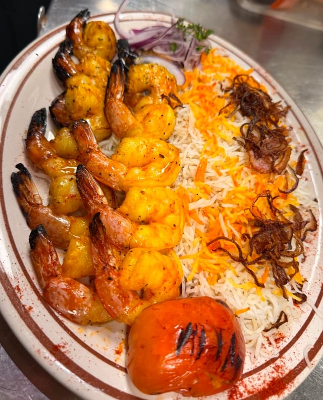 Shrimp Kabob.