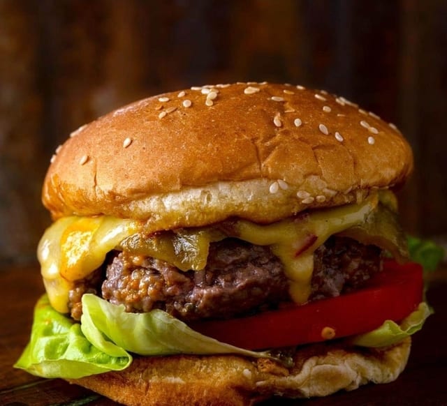 Classic Double Cheeseburger.